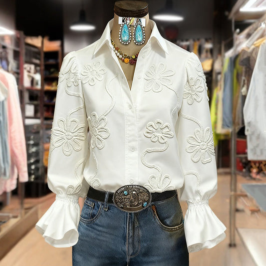 Casual Blouse Met Bloemenprint